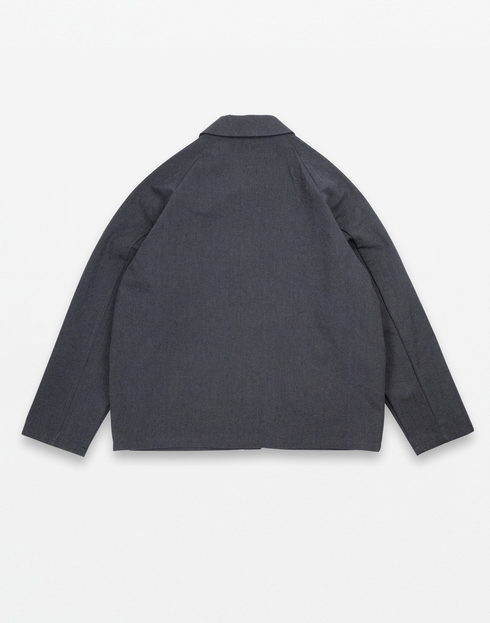 Still By Hand - SILICONE COATED SHIRT JACKET (DEEP BLUE) — EQUIPMENT